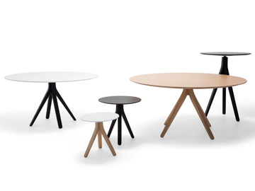 NUEZ TABLE - Round wooden table by Andreu World - view 3